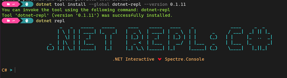 .NET REPL