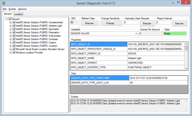 All the Sensors built into the Intel Ultrabook